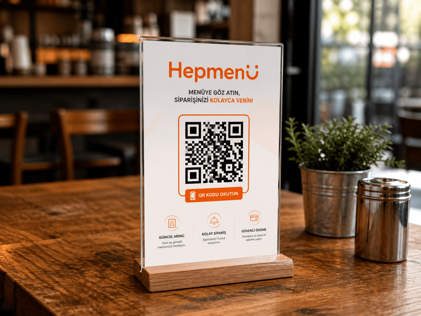 Hepmenu Partner — örnek kafe görseli